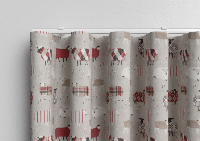 Baa Baa, Peony - Made to Measure Curtains - Image 13
